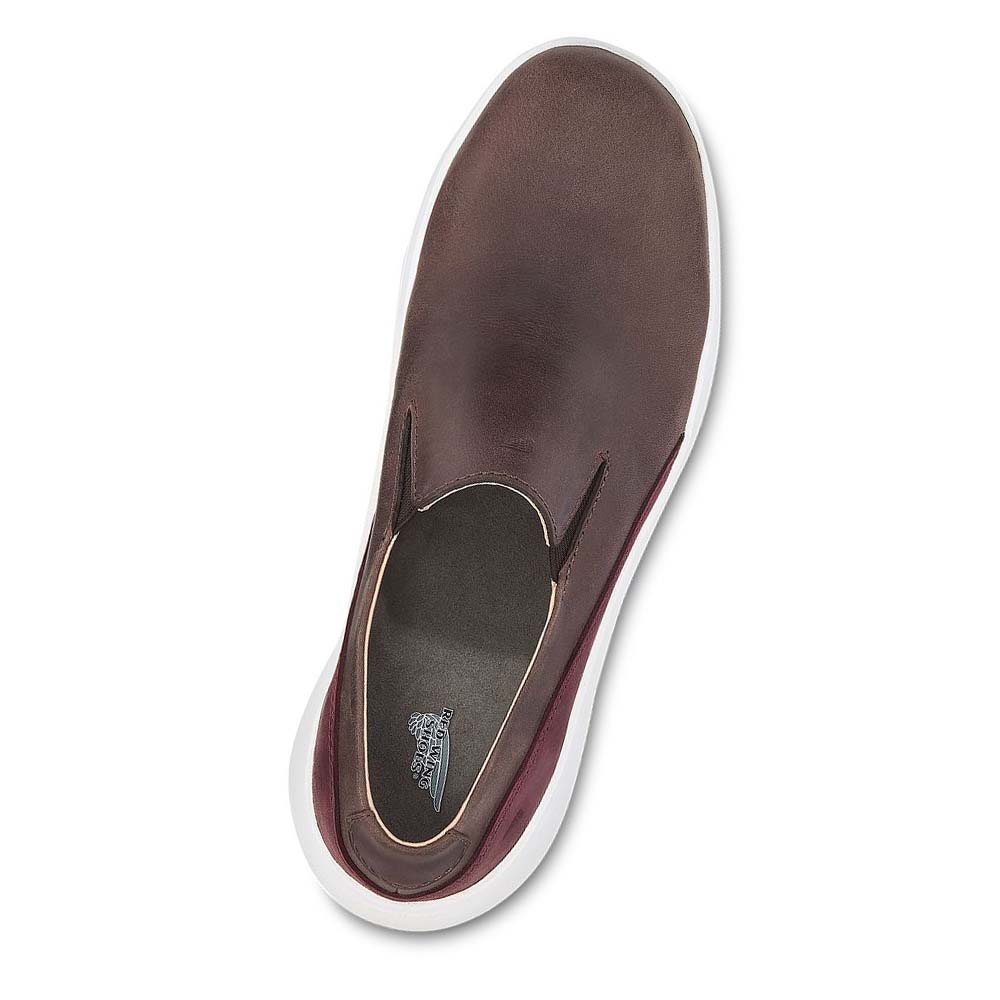 Red Wing Zero-G Lite Safety Toe Slip-On Women's Shoes Burgundy | ZA 108OKI